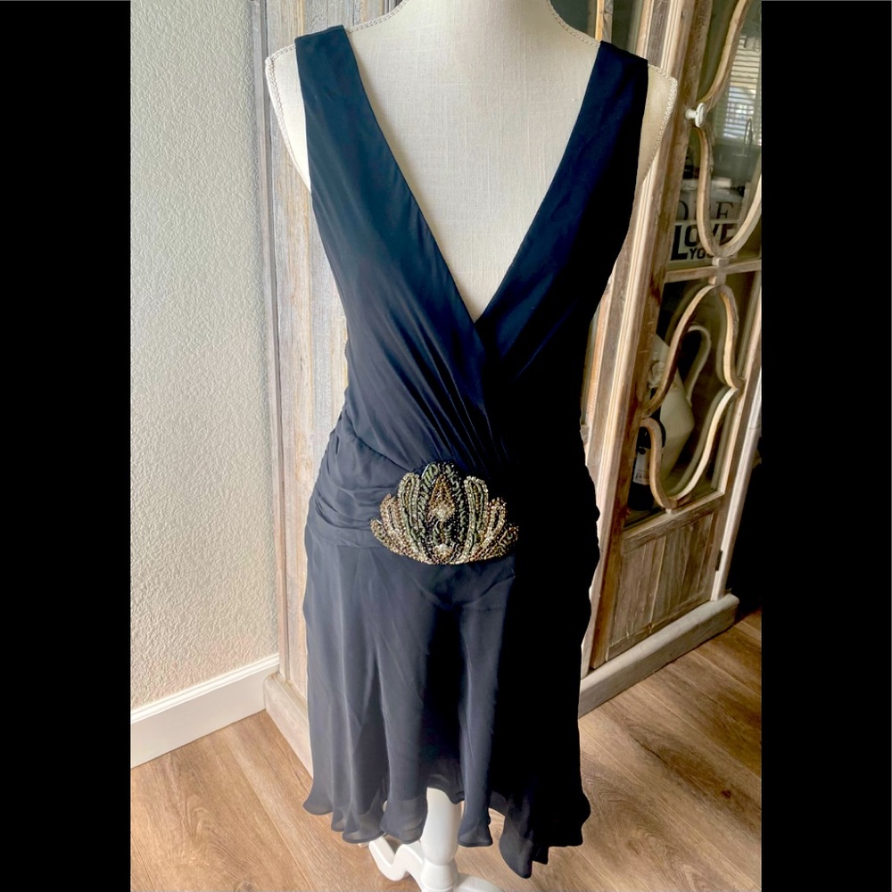 NWT-HH haute hippie Black Chiffon Dress